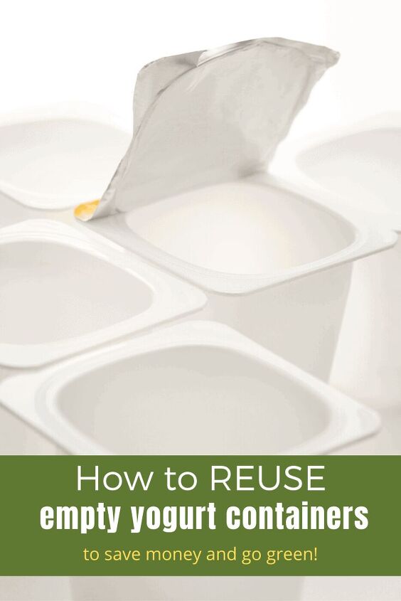 creative ways to reuse yogurt cups