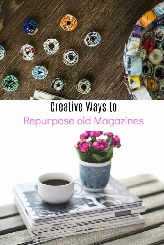 how to reuse old magazines