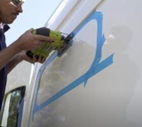 12 essential powers tools you should use to convert a van, Cutting sheet metal with a jigsaw