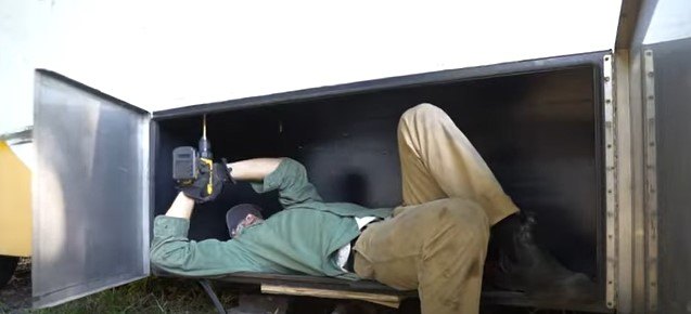 How to Install Under-Bus Storage Boxes On a School Bus Conversion ...