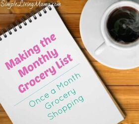 The EASIEST Way to Make a Monthly Grocery List!