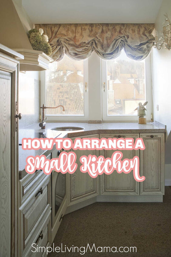 how to arrange a small kitchen for complete functionality