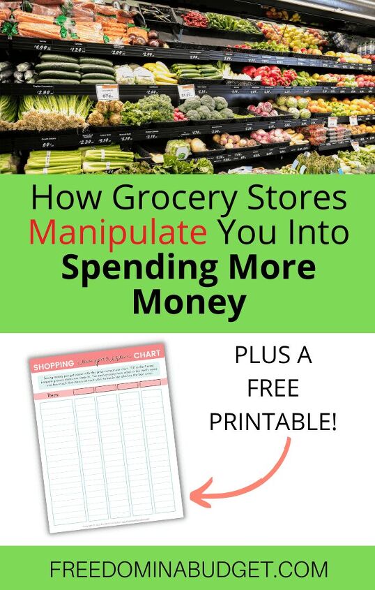 how grocery stores manipulate you into spending more money free print