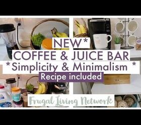 DIY Coffee Cart & Juice Bar For a Simple, Minimalist Morning