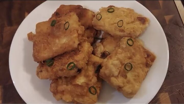 3 tasty easy recipes you can make with dollar tree tofu, How to make batter coated tofu