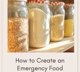 how to make an emergency food supply