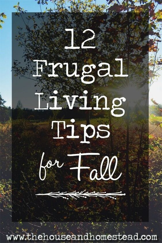 12 frugal living tips for fall