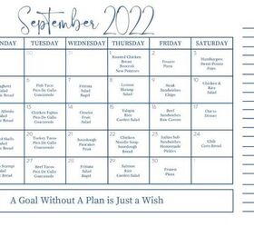 guide to preparing a monthly meal plan