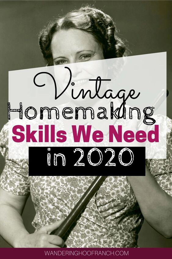 vintage homemaking skills