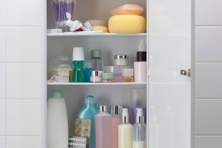 the shocking ways disorganization is costing you money, Organized bathroom cabinet