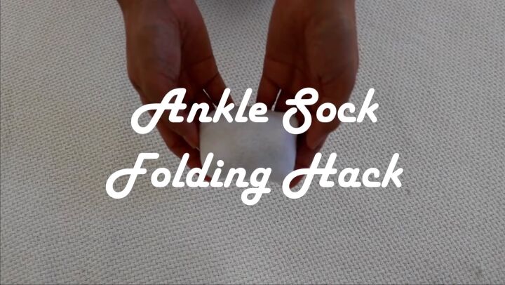 11 clothes folding hacks to keep your drawers closet organized, Sock folding hack