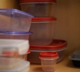 20 simple clutter free habits that only take 60 seconds, Tupperware lids