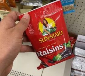 does dollar tree sell healthy food here are 24 healthy options, Sunmaid raisins at Dollar Tree
