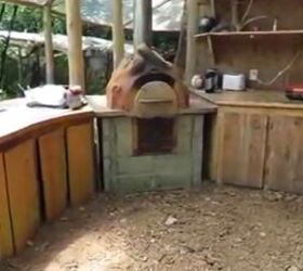 would you stay in a cob house we did here s what it was like, Cob house outdoor kitchen