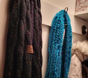 organizing tips for closet, how to store scarves in closet