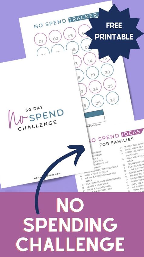 30 day no spending challenge fun ideas for families on a tight budge