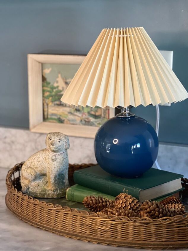 how to prepare pine cones for crafts or decor, Shop this sweet lamp here