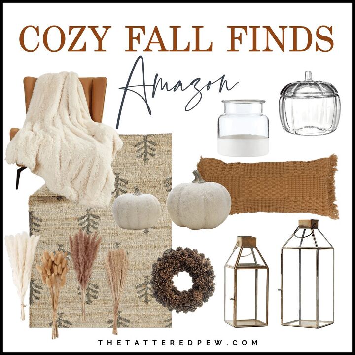 3 easy ways to transition your home decor from summer to fall, Cozy Fall Finds from Amazon