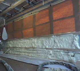 7 skoolie building regrets things to know before a diy conversion, Spray foam insulation for a skoolie