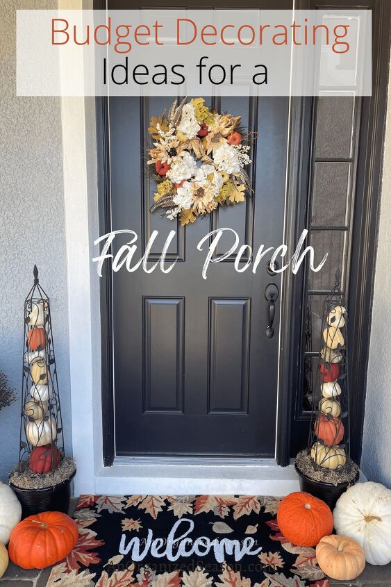 budget decorating ideas for an amazing fall porch