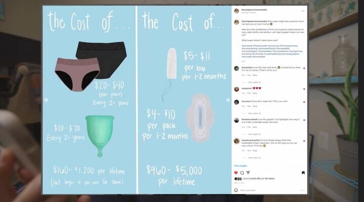 19 simple zero waste swaps that save money help the planet, Zero waste menstrual products