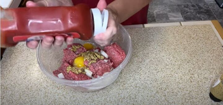 4 easy freezer meal prep ideas for quick simple dinners, Seasoning the meatloaf