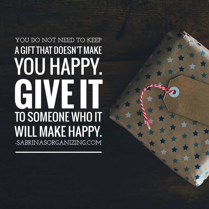 gift myths that keep you stuck in clutter, You Do not need to keep a gift that doesn t make you happy
