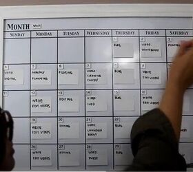 the best ways to use scheduling whiteboards avoid the mess of ink, Scheduling monthly tasks