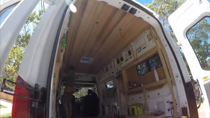 9 van build mistakes i made what i would do differently, Pine on the walls