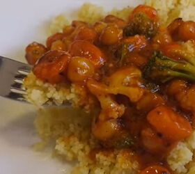 6 easy cheap vegetarian recipes you can make for just 5 26, Greek inspired chickpeas over couscous