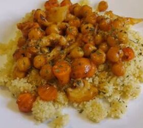 6 easy cheap vegetarian recipes you can make for just 5 26, Spanish chickpeas over couscous