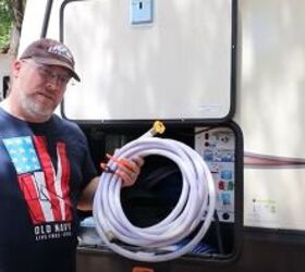 8 rv campsite setup ideas to help you avoid common setup mistakes, Hooking up the water hoses