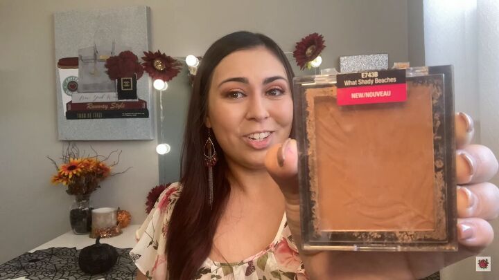 a full face of only dollar tree makeup products, Wet n Wild bronzer from Dollar Tree