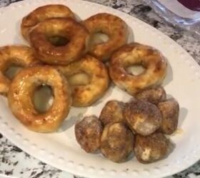 how to make quick easy tasty air fryer donuts with biscuit dough, How to make air fryer donuts with biscuit dough