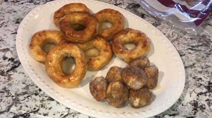 how to make quick easy tasty air fryer donuts with biscuit dough, How to make air fryer donuts with biscuit dough