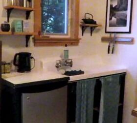 tiny house tour in nelson bc what it s like staying in a tiny home, Tiny house kitchen