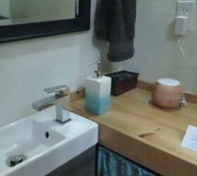 tiny house tour in nelson bc what it s like staying in a tiny home, Tiny house bathroom