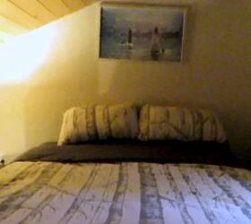tiny house tour in nelson bc what it s like staying in a tiny home, Bedroom in the tiny house loft