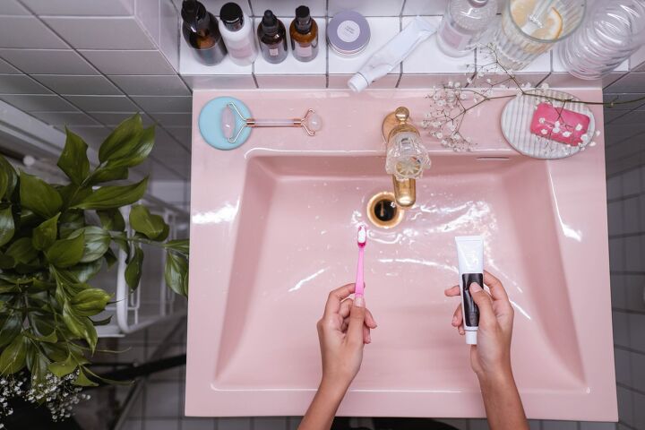 zero waste bathroom tips, Bathroom Sink