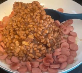 how to make 25 family friendly extreme budget meals for 40, Adding baked beans