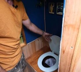 take a tour of our diy skoolie build for our young family of 4, DIY composting toilet