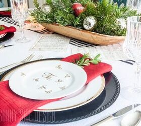 Simple & Festive Holiday Table Decor