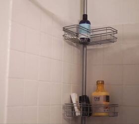 studio apartment storage ideas to make the most of your space, Shower shelf unit