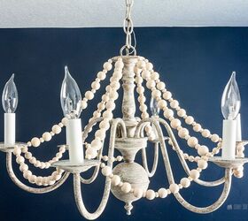 25 easy things to paint you haven t thought of, brass to faux wood finish chandelier