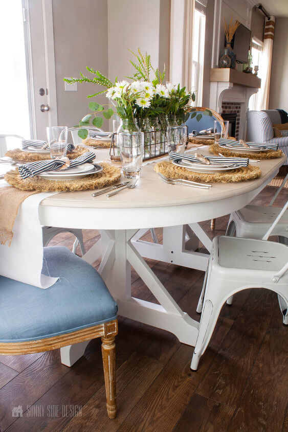 25 easy things to paint you haven t thought of, paint a dining table