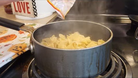 3 quick easy canned chicken recipes using dollar tree ingredients, Making egg noodles