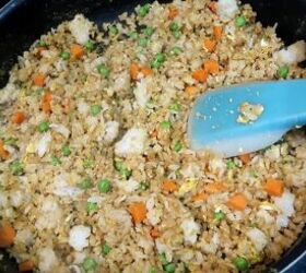a week s worth of budget friendly family meal ideas, Easy fried rice recipe for family