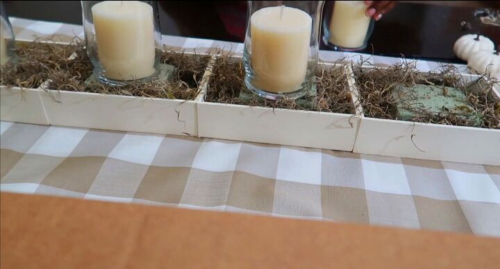 3 easy diy fall decor ideas decorating for fallon a budget, Placing the candle holders and candles