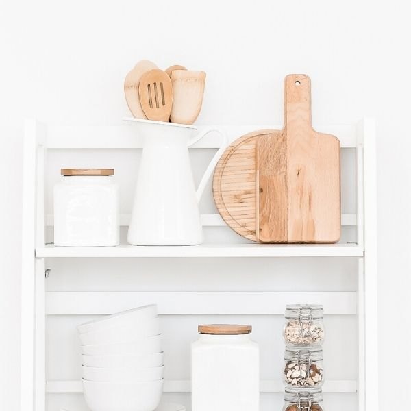 minimalist kitchen supplies you need and what you don t, Kitchen Utensils and Boards Wooden