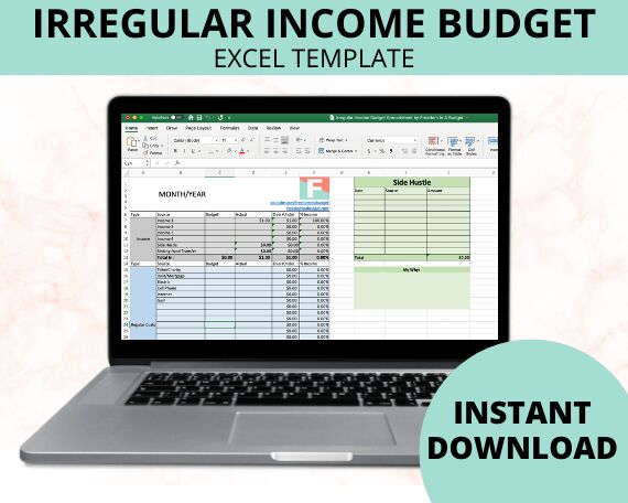 50 frugal living tips with a big impact, irregular income budget template